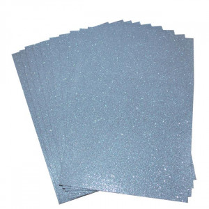 Eva pena glitter srebrna
