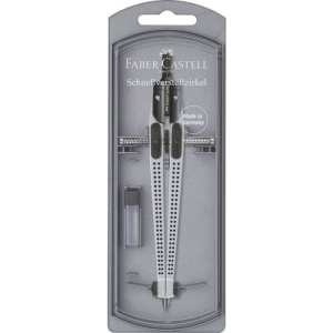Faber Castell šestar quick-set Grip silver