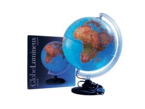 Globus svetleći fizičko geografski Fi 25cm