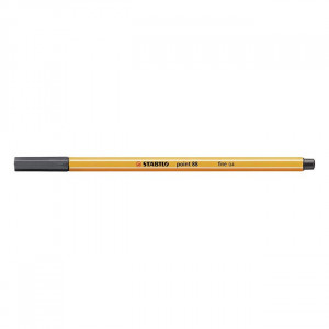 Lajner STABILO point 0,4mm 88/98 sivi