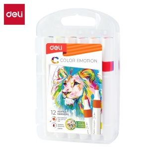 Marker akrilni DELI 1/12 Color Emotion