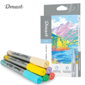 Marker akrilni DELI 1/6 Pastelne boje