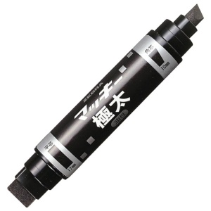 Marker permanentni 10-17mm obostrani kosi-ravni vrh Mckie Extra Bold Zebra crni