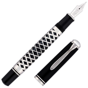 Nalivpero Metal Sleeve G M805 (M) u specijalnoj poklon kutiji Pelikan crno-sivo