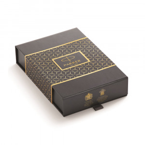 Parker poklon SET Royal IM Black CT – Nalivpero + Roler