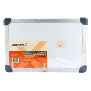Tabla bela 90x120cm magnetna alu-ram birotex