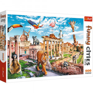 Trefl puzzle Funny cities - Wild Rome 1000 delova