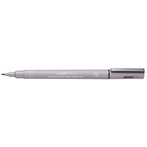UNI-Ball Kaligrafski marker brush BR-200 SVETLO SIVI
