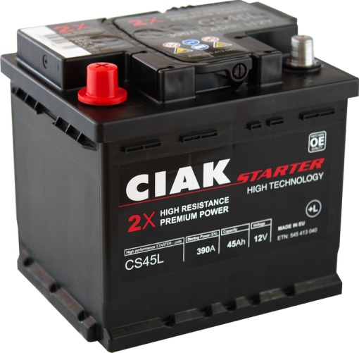 Akumulator 45Ah 390A CS45L CIAK STARTER