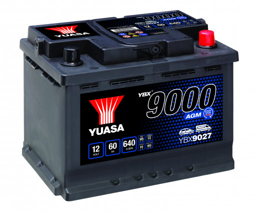 Akumulator 60Ah 640A Yuasa YBX9000 Series YBX9027