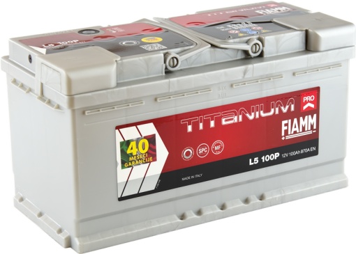 Akumulator 100Ah 870A L5100P FIAMM Titanium PRO