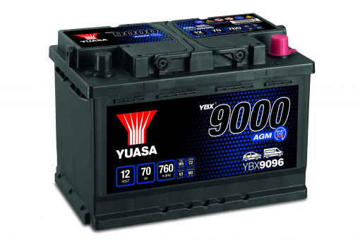 Akumulator 70Ah 760A Yuasa YBX9000 Series YBX9096