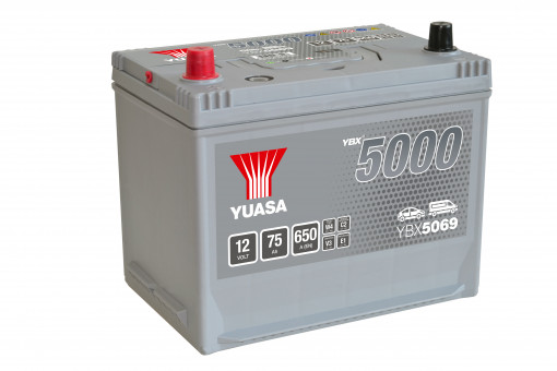 Akumulator 75Ah 650A Yuasa YBX5000 series YBX5069