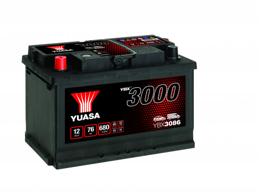 Akumulator 76Ah 680A Yuasa YBX3000 YBX3086