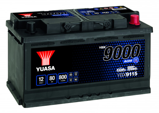 Akumulator 80Ah 800A Yuasa YBX9000 Series YBX9115