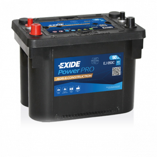 Akumulator 50Ah 800A EJ050C Exide PowerPRO Agri & Construction