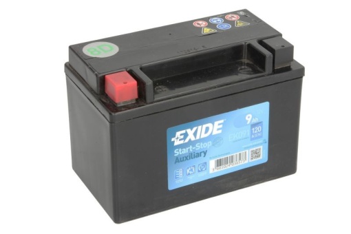 Akumulator 9Ah 120A EK091 Exide Auxiliary