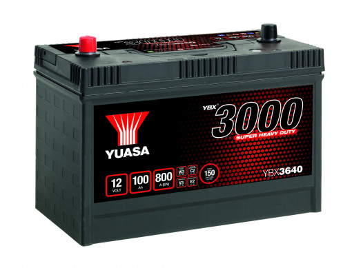 Akumulator 100Ah 800A Yuasa YBX3000 series YBX3640