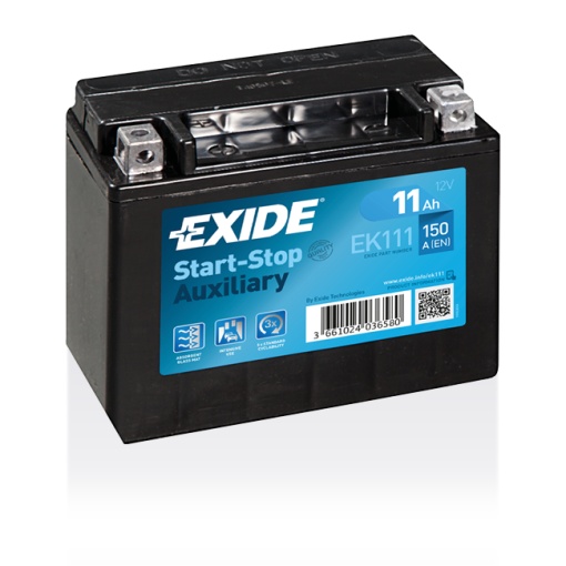 Akumulator 11Ah 150A EK111 Exide Auxiliary