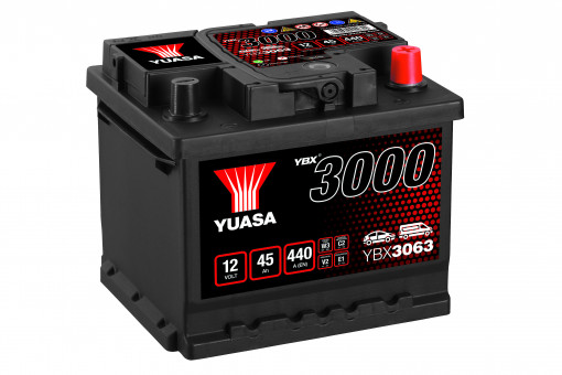 Akumulator 45Ah 440A Yuasa YBX3000 YBX3063