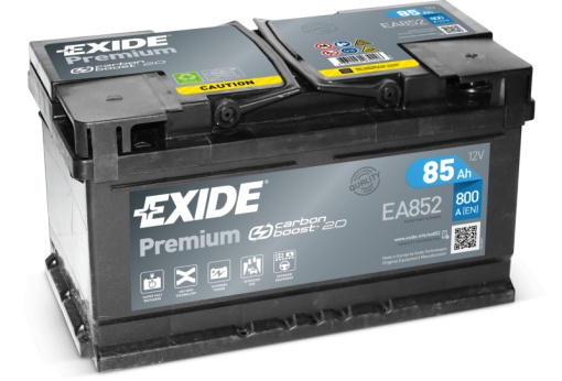 Akumulator 85Ah 800A EA852 Exide Premium