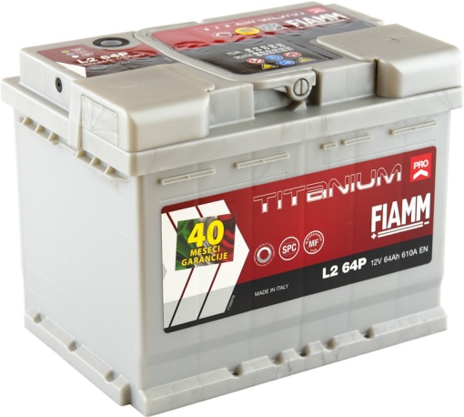 Akumulator 64Ah 610A L264P FIAMM Titanium PRO