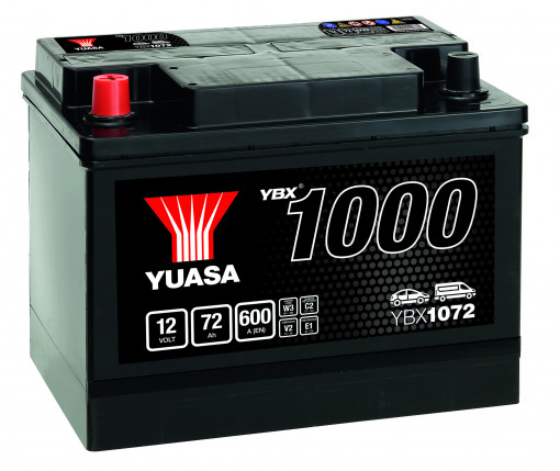 Akumulator 72Ah 600A Yuasa YBX1000 YBX1072