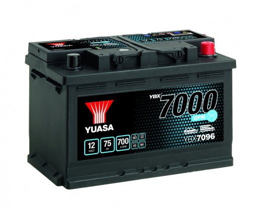 Akumulator 75Ah 700A Yuasa YBX7000 series YBX7096