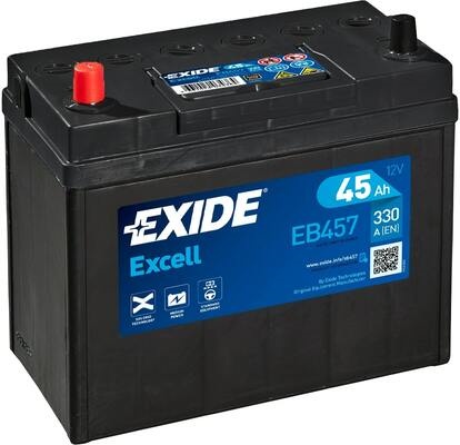 Akumulator 45Ah 330A EB457 Exide Excell