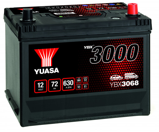 Akumulator 72Ah 630A Yuasa YBX3000 YBX3068
