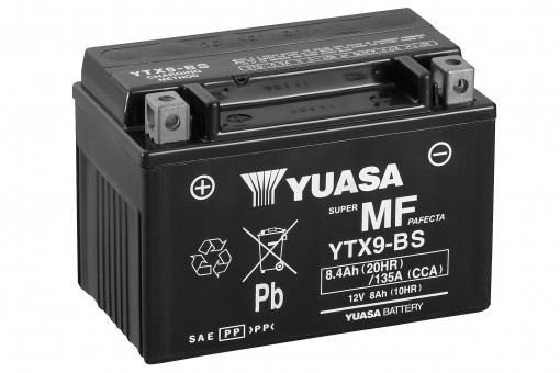Akumulator 8,4Ah 135A Yuasa Yuasa Auxiliary Backup YTX9-BS(CP)