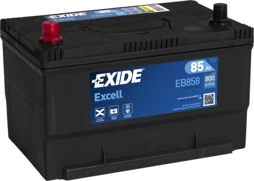 Akumulator 85Ah 800A EB858 Exide Excell