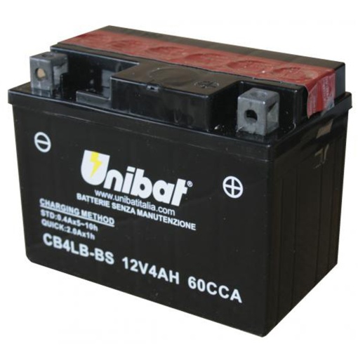 Akumulator CB4LB-BS 4Ah 60A Unibat MOTO-MF