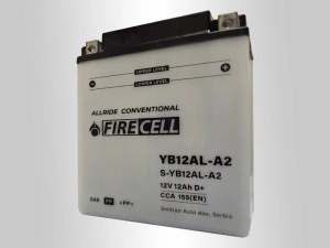 Akumualtor YB12AL-A2 12Ah 155A Firecell AllRide Conventional