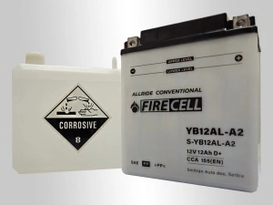 Akumualtor YB12AL-A2 12Ah 155A Firecell AllRide Conventional - Img 2