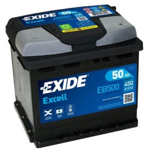 Akumulator 50Ah 450A EB500 Exide Excell