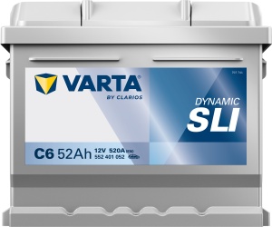 Akumulator 52Ah 520A C6 VARTA DYNAMIC SLI - Img 2
