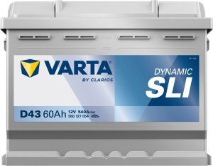 Akumulator 60Ah 540A D43 VARTA DYNAMIC SLI - Img 2