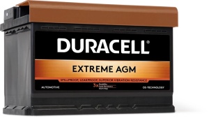 Akumulator 70Ah 720A DE70AGM Duracell Extreme AGM
