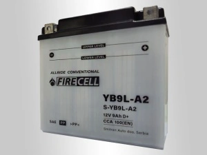 Akumualtor YB9L-A2 9Ah 100A Firecell AllRide Conventional