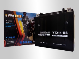Akumualtor YTX14-BS 12Ah 200A Firecell AllRide AGM - Img 3