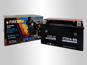 Akumualtor YTX7A-BS 6Ah 90A Firecell AllRide AGM - Img 3