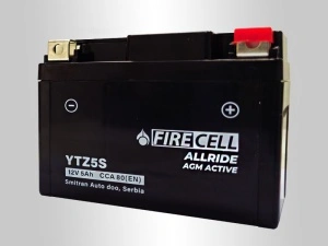 Akumualtor YTZ5S 5Ah 80A Firecell AllRide AGM Active