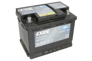 Akumulator 60Ah 600A EA601 Exide Premium