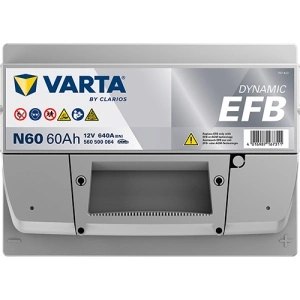 Akumulator 60Ah 640A N60 VARTA DYNAMIC EFB - Img 3