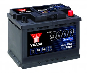 Akumulator 60Ah 640A Yuasa YBX9000 Series YBX9027