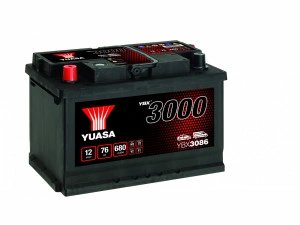 Akumulator 76Ah 680A Yuasa YBX3000 YBX3086 - Img 2