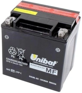 Akumulator CIX30L-BS 30Ah 385A Unibat MOTO-MF