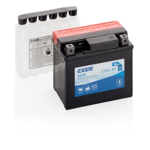 Akumulator ETX5L-BS 4Ah 70A Exide AGM