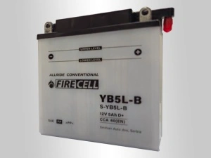 Akumualtor YB5L-B 5Ah 60A Firecell AllRide Conventional